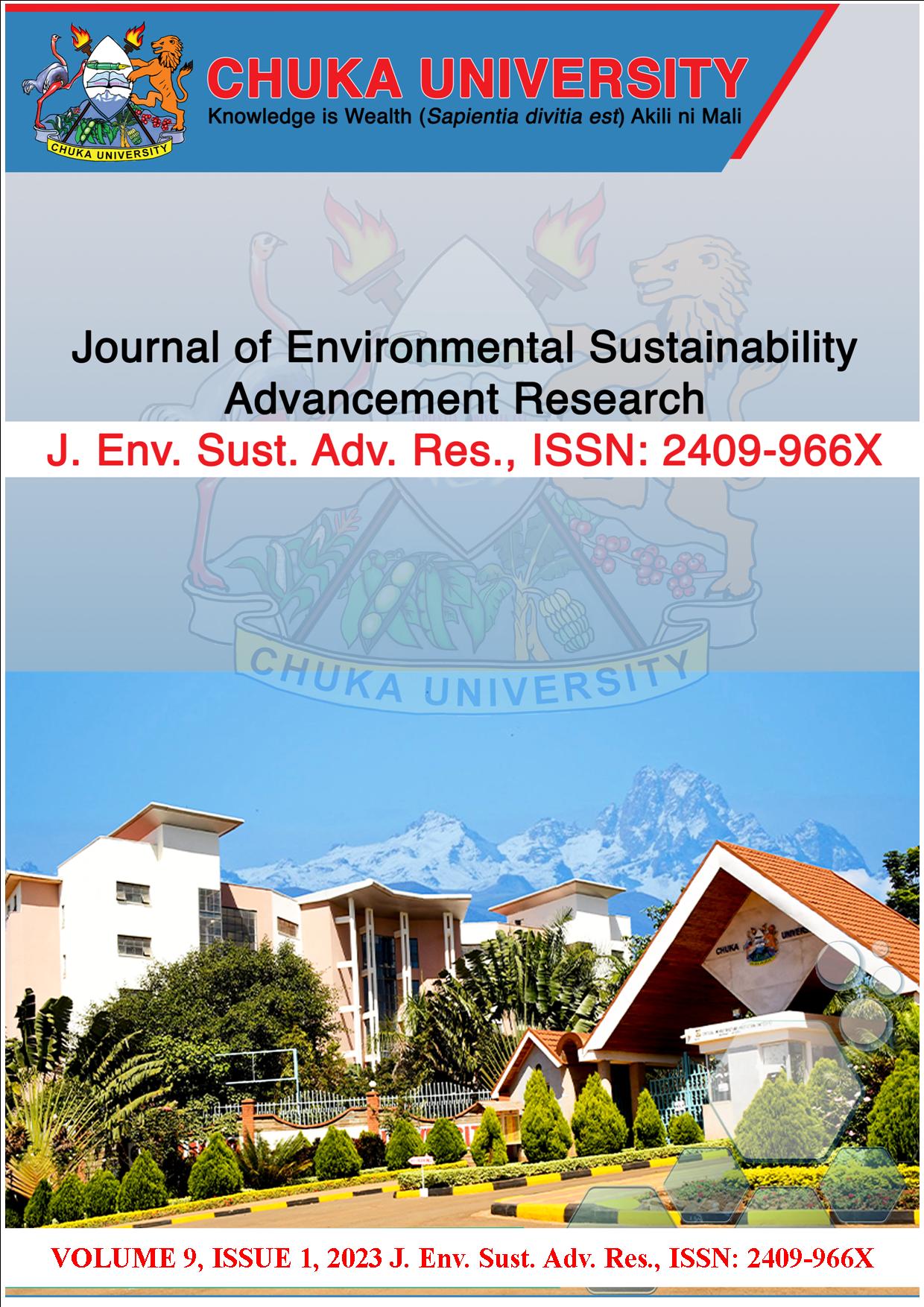 					View Vol. 9 No. 1 (2023): Journal of Environmental Sustainability Advancement Research
				
